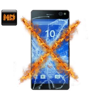 2x Panzerfolie für Sony Xperia C4 ANTI-SCHOCK Displayschutzfolie HD ULTRA KLAR