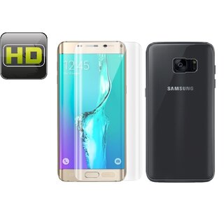 4x Displayfolie fr Samsung Galaxy S6 Edge FULL-COVER Displayschutzfolie KLAR FB