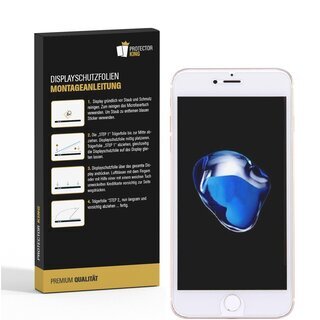3x Displayschutzfolie fr iPhone 7 Plus ANTI-REFLEX Schutzfolie Displayfolie MATT