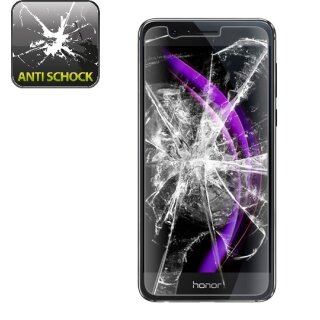 3x Panzerfolie für Huawei Honor 8 ANTI-SCHOCK Displayschutzfolie HD ULTRA KLAR
