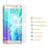 6x Panzerfolie für Samsung Galaxy S6 Edge Plus FULL COVER Displayschutzfolie KLAR