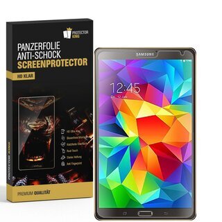 4x Panzerfolie fr Samsung Galaxy Tab S 8.4 ANTI-SCHOCK Displayschutzfolie KLAR