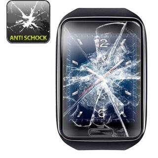 6x Panzerfolie für Samsung Galaxy Gear S ANTI-SCHOCK Displayschutzfolie HD KLAR