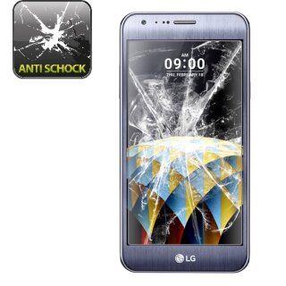 3x Panzerfolie für LG X Cam ANTI-SCHOCK Displayschutzfolie Displayfolie KLAR