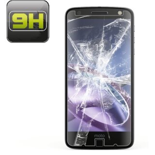 1x 9H Panzerschutzglas für Motorola Moto Z Play Glasfolie Displayschutz HD KLAR