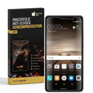 2x Panzerfolie für Huawei Mate 9 ANTI-SCHOCK Displayschutzfolie Displayfolie MATT