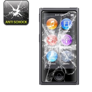 6x Panzerfolie für iPod Nano 7 ANTI-SCHOCK Displayschutzfolie Schutzfolie KLAR