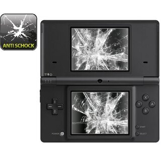 2x Panzerfolie fr Nintendo DS Lite ANTI-SCHOCK Displayschutzfolie HD ULTRA KLAR