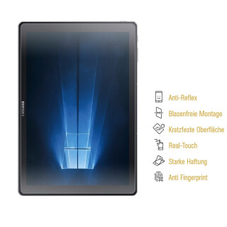 3x Panzerfolie fr Samsung Galaxy Tab Pro S ANTI-SCHOCK Displayschutzfolie MATT