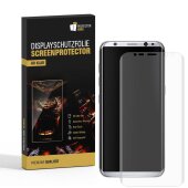 3x Displayschutzfolie für Samsung Galaxy S8 FULL...