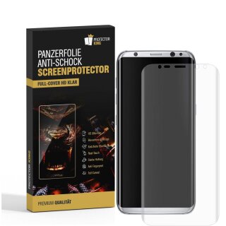 6x Panzerfolie für Samsung Galaxy S8 FULL COVER Displayschutz Schutzfolie KLAR ANTI-SHOCK/ANTI-KRATZ