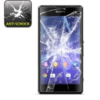 3x Panzerfolie für Sony Xperia Z1 Compact ANTI-SCHOCK Displayschutzfolie MATT