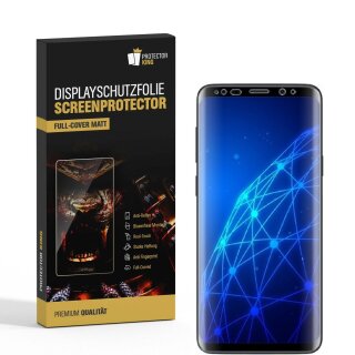 3x Displayschutzfolie für Samsung Galaxy S8 Plus FULL COVER Displayfolie MATT