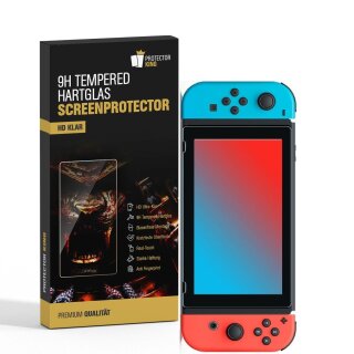2x 9H Panzerglas für Nintendo Switch Displayschutz Schutzglas Panzerfolie Schutzfolie Hartglas Displayglas Tempered Glasfolie Sicherheitsglas Echtglas