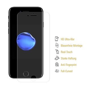 1x Displayschutzfolie fr iPhone 6 Plus FULL COVER Schutzfolie Displayfolie KLAR