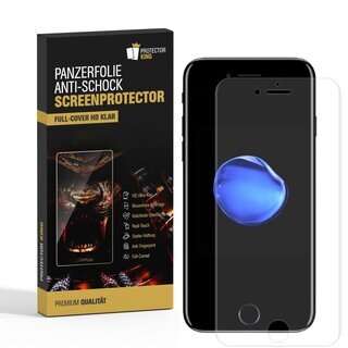 1x Panzerfolie fr iPhone 6 Plus FULL-COVER ANTI-SCHOCK Displayschutzfolie KLAR