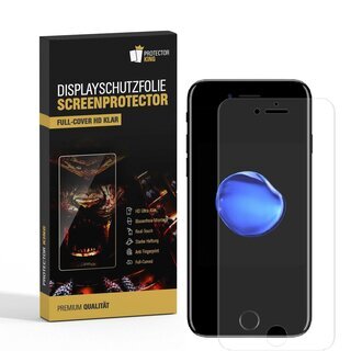 1x Displayschutzfolie fr iPhone 7 FULL COVER Displayfolie HD ULTRA KLAR