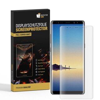 3x Displayfolie fr Samsung Galaxy Note 8 FULL COVER Displaychutzfolie MATT