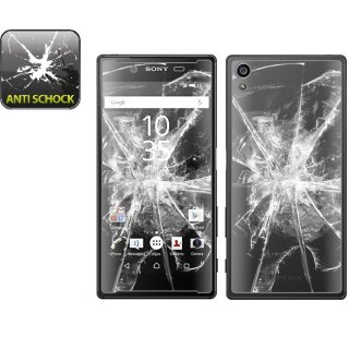 4x Panzerfolie für Sony Xperia Z5 ANTI-SCHOCK Displayschutzfolie HD KLAR FB