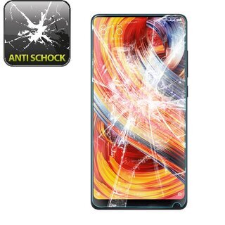 2x Panzerfolie fr Xiaomi Mi Mix 2 ANTI-SCHOCK Displayschutzfolie HD ULTRA KLAR