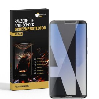 4x Panzerfolie für Huawei Mate 10 ANTI-SCHOCK Displayfolie Schutzfolie HD KLAR