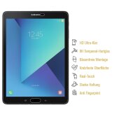 4x 9H Hartglas für Samsung Galaxy Tab S3 9.7 Panzerfolie Displayschutz KLAR Panzerglas Schutzfolie Schutzglas