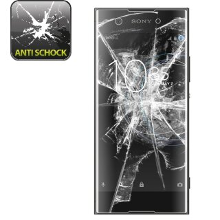 3x Panzerfolie für Sony Xperia XA1 ANTI-SCHOCK Displayfolie Displayschutz HD KLAR
