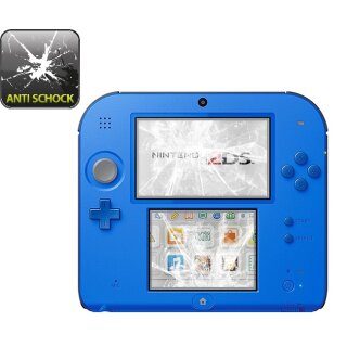 6x Panzerfolie für Nintendo 2DS ANTI-SCHOCK Displayschutzfolie Displayfolie MATT