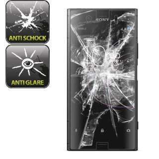 2x Panzerfolie für Sony Xperia XZ1 ANTI-SCHOCK Displayschutzfolie MATT