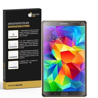 2x Panzerfolie fr Samsung Galaxy Tab S 8.4 ANTI-SCHOCK Displayschutzfolie MATT