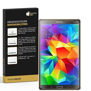 4x Panzerfolie fr Samsung Galaxy Tab S 8.4 ANTI-SCHOCK Displayschutzfolie MATT