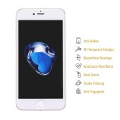 2x 9H Hartglasfolie für iPhone 8 Plus Panzerfolie Schutzglas Schutzfolie MATT Panzerglas Schutzfolie