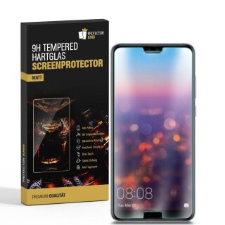4x 9H Hartglas für Huawei P20 Schutzglas Panzerfolie Displayschutzfolie MATT Panzerglas Schutzfolie