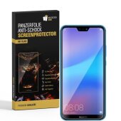 3x Panzerfolie für Huawei P20 Lite ANTI-SCHOCK Displayschutzfolie HD ULTRA KLAR