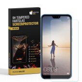 1x 9H Panzerglas für Huawei P20 Lite Displayschutz Schutzglas Panzerfolie Schutzfolie Hartglas Displayglas Tempered Glasfolie Sicherheitsglas Echtglas
