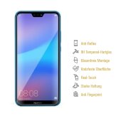 1x 9H Hartglas für Huawei P20 Lite Schutzglas Panzerfolie Displayschutzfolie MATT Panzerglas Schutzfolie