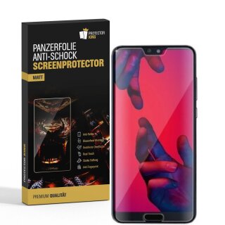 2x Panzerfolie für Huawei P20 Pro ANTI-SCHOCK Displayschutzfolie Schutzfolie MATT