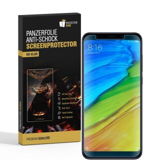 2x Panzerfolie für Xiaomi Redmi 5 ANTI-SCHOCK Displayschutzfolie HD KLAR