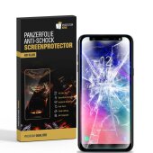 4x 9H Nano-Glass für Samsung Galaxy A6 3D KLAR Anti-Shock Anti-Bruch Anti-Stoß Anti-Schmutz Panzernanoglas Displayschutz Schutzfolie Panzerfolie Panzerglas Screen-Protector