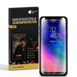 3x Displayschutzfolie für Samsung Galaxy A6 Plus ANTI-REFLEX Displayfolie MATT