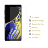 4x 9H Nano-Glass für Samsung Galaxy Note 9 FULL CURVED 3D KLAR Anti-Shock Anti-Bruch Anti-Stoß Anti-Schmutz Panzernanoglas Displayschutz Schutzfolie Panzerfolie Panzerglas Screen-Protector