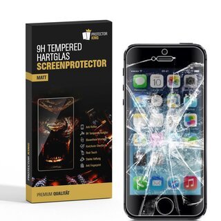 2x 9H Hartglasfolie fr iPhone 5 5S 5C 5SE Panzerfolie Glasfolie Schutzglas MATT