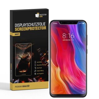6x Displayschutzfolie für Xiaomi Mi 8 Schutzfolie ANTI-REFLEX Displayfolie MATT