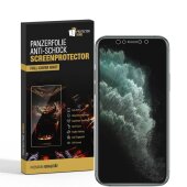 1x Panzerfolie für iPhone XR FULL COVER ANTI-SCHOCK Displayschutzfolie HD MATT