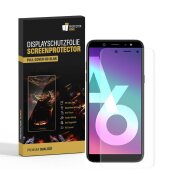 4x Displayschutzfolie für Samsung Galaxy A6 FULL-COVER Displayfolie HD KLAR