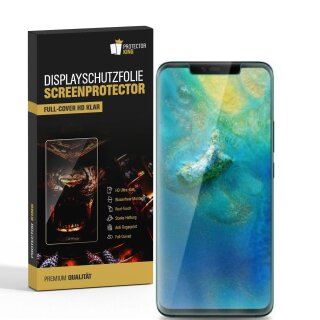 3x Displayschutzfolie für Huawei Mate 20 Pro FULL COVER Displayfolie HD KLAR