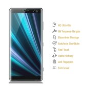 2x 9H Hartglas für Sony Xperia XZ3 FULL CURVED Panzerfolie Displayschutz HD KLAR Panzerglas Schutzglas Schutzfolie