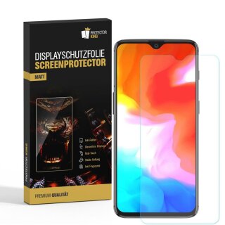 3x Displayschutzfolie für OnePlus 6T Schutzfolie Displayfolie ANTI-REFLEX MATT
