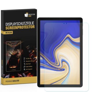 4x Displayschutzfolie für Samsung Galaxy Tab S4 10.5 Displayfolie HD ULTRA KLAR