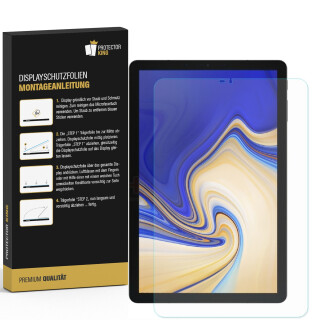 4x Panzerfolie fr Samsung Galaxy Tab S4 10.5 ANTISCHOCK Displayschutzfolie KLAR